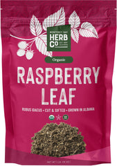 MONTEREY BAY HERB CO raspberry leaf cut-sifted tea leaves for premium loose-leaf brewing