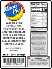Moon Pie Minis individually wrapped pies, ideal for lunchboxes and travel snacks.
