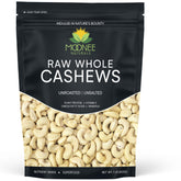 Moonee Naturals raw cashews, whole 1lb for snacking and cashew milk