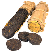 MOORCHOCO puerh mini-cake packaging showcases tidy storage and freshness preservation