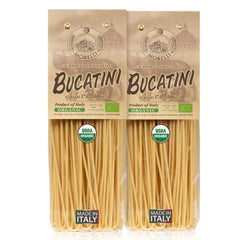 Morelli Bucatini two-pack in premium packaging for easy weeknight meals