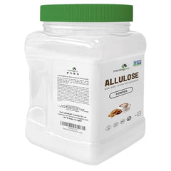 Morning Pep Allulose scoop measures precise portions for low-calorie recipes.
