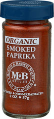 Morton & Bassett Paprika Smoked Organic spice shelf display suggests versatility