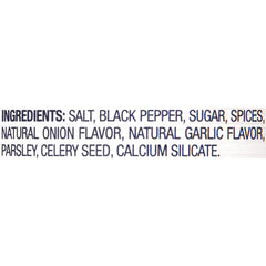 Morton Nature's Seasons ingredients closeup highlights onion and garlic blend.