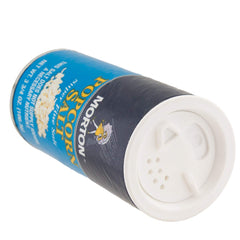 Morton Popcorn Salt Shaker top view shows easy-to-use lid and pour.