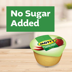 Mott's unsweetened applesauce with no artificial flavors.