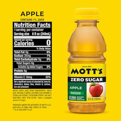 Mott's Zero Sugar Apple Juice Bottle Pack – budget-friendly hydration