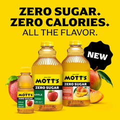 Mott's Zero Sugar Apple Juice Bottle Pack – budget-friendly hydration