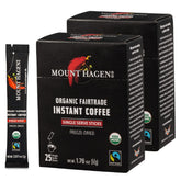 Mount Hagen instant coffee packets for quick, flavorful on-the-go coffee.