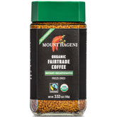 Mount Hagen Organic Decaf Instant Jar reveals convenient, quality coffee for quick mornings.