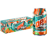 Mountain Dew Baja Cabo Citrus can in hand, bold refreshment ready to sip.