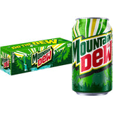 Mountain Dew Original 12oz cans pack for on-the-go refreshment.
