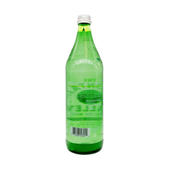 The Mountain Valley Sparkling Water Lime pour shot reveals bright bubbles