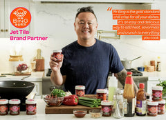 MR BING Chili Crisp on a dish elevates flavor balance