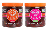 MR BING Chili Crisp spicy jar closeup showcasing bold flavor and crisp texture