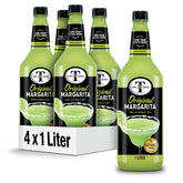 Mr & Mrs T Margarita Mix bottle pour highlights tangy lime flavor for cocktails