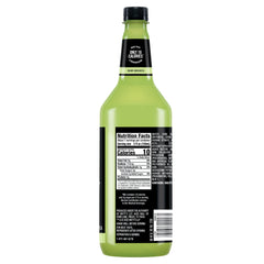 Mr & Mrs T Skinny Margarita Mix label close-up showing cane sugar and agave notes.