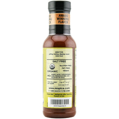 Mr. Spice Organic Sweet & Sour ingredients label shows organic, gluten-free benefits