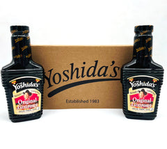 Mr. Yoshida's Marinade bottle closeup showing ready-to-use sauce for meals