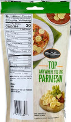 Mrs. Cubbison's Parmesan Crisps bag open for quick snacking.