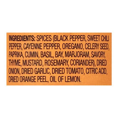 Mrs. Dash Extra Spicy on kitchen shelf adds bold, salt-free aroma.