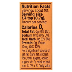 Mrs. Dash Extra Spicy shaker dispense shows convenient salt-free flavor boost.