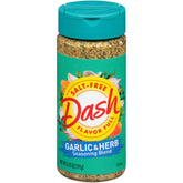 Mrs. Dash garlic herb seasoning jar boosts salt-free flavor in meals