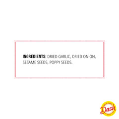 Mrs. Dash salt-free seasoning on steamed vegetables for savory depth