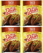 Mrs Dash salt-free taco seasoning packets for quick flavoring.