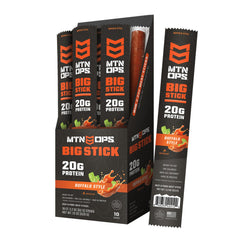 MTN OPS Big Stick buffalo-style pack offers portable high-protein fuel for adventures
