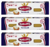 Mueller's vermicelli pasta 3-pack for easy family meals.