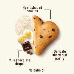 Mulino Bianco Cuoricini cookies arranged in a gift-ready package.