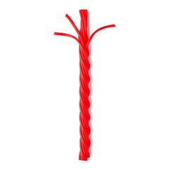 Munchique Pullin Peel Cherry Licorice Candy, soft chewy texture ideal for sharing at gatherings.