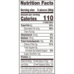 Munchique zero sugar mini cups individually wrapped for portion control.