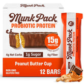 Munk Pack Peanut Butter Cup bar packshot for quick energy on the go