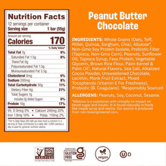 Ingredient close-up showing plant protein and natural sweeteners.