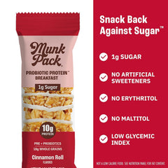 Munk Pack bar with nutty chocolate close-up for craving satisfaction
