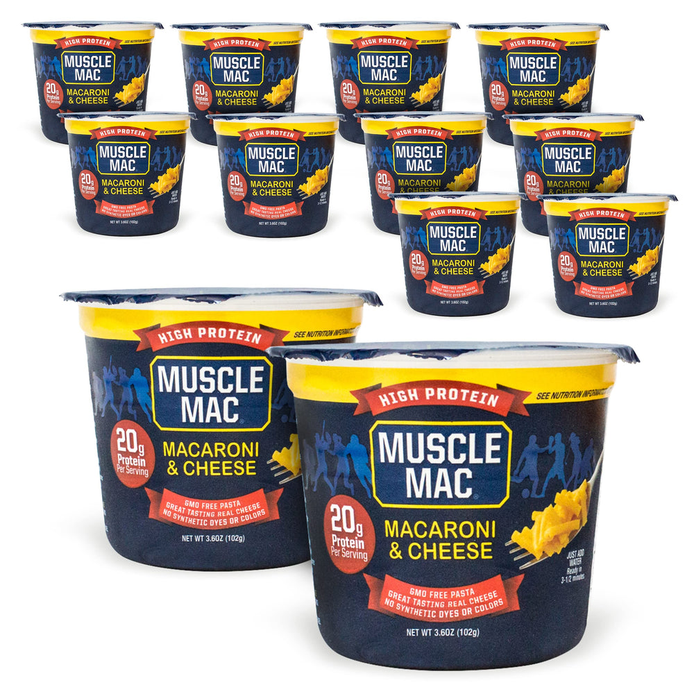 Muscle Mac macaroni cheese cup ready-to-eat for busy days