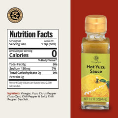Muso From Japan hot yuzu sauce pour delivers a spicy citrus kick to bowls