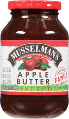 Musselmans Apple Butter jar, smooth apple spread, ideal for toast and breakfast bowls