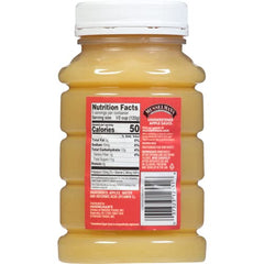 Musselmans Unsweetened Apple Sauce ingredients label showing no sugar added