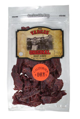 MV Vargas California Dry Jerky packaging, 7 oz bag, ideal for on-the-go protein