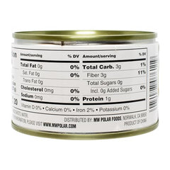 MW Polar bamboo shoots close-up can shows crisp texture for fast meals.