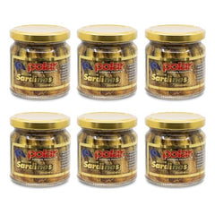 MW Polar Brisling sardines in olive oil six-pack jars ready for quick omega-3 meals