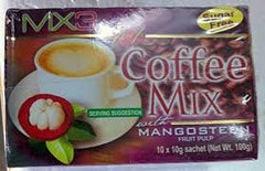 MX3 Mangosteen Coffee Mix cup being poured for a flavorful morning ritual