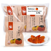 Nabeeya persimmon chew pack shot showing authentic Korean snack on shelf