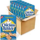 Nabisco Chicken in a Biskit bulk boxes showcase convenient snack stock for pantries.