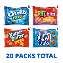 Nabisco Classic Mix RITZ Bits Cheese crackers close-up, savory crunch for desk snacking.