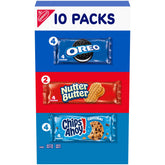 Nabisco OREO original creme sandwich cookies in a classic on-the-go pack.