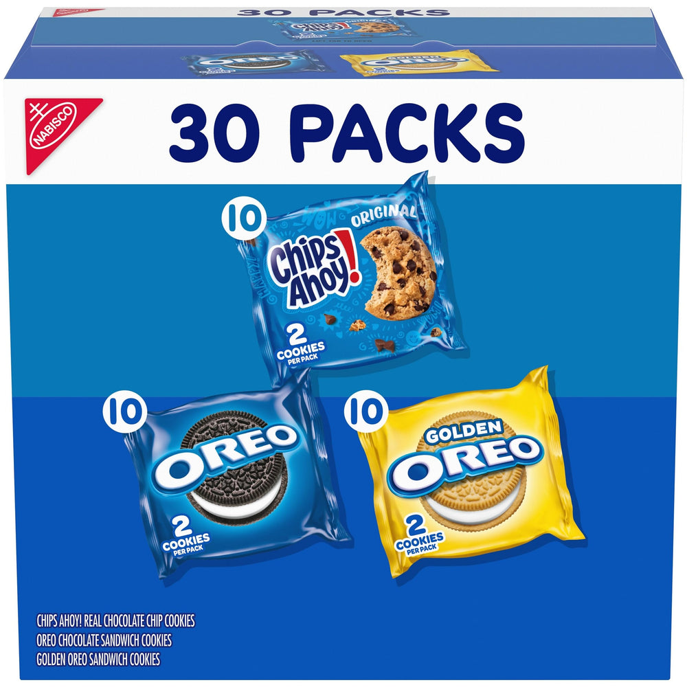 Nabisco Sweet Treats Variety Pack: 30 snack packs for convenient portions at work or school